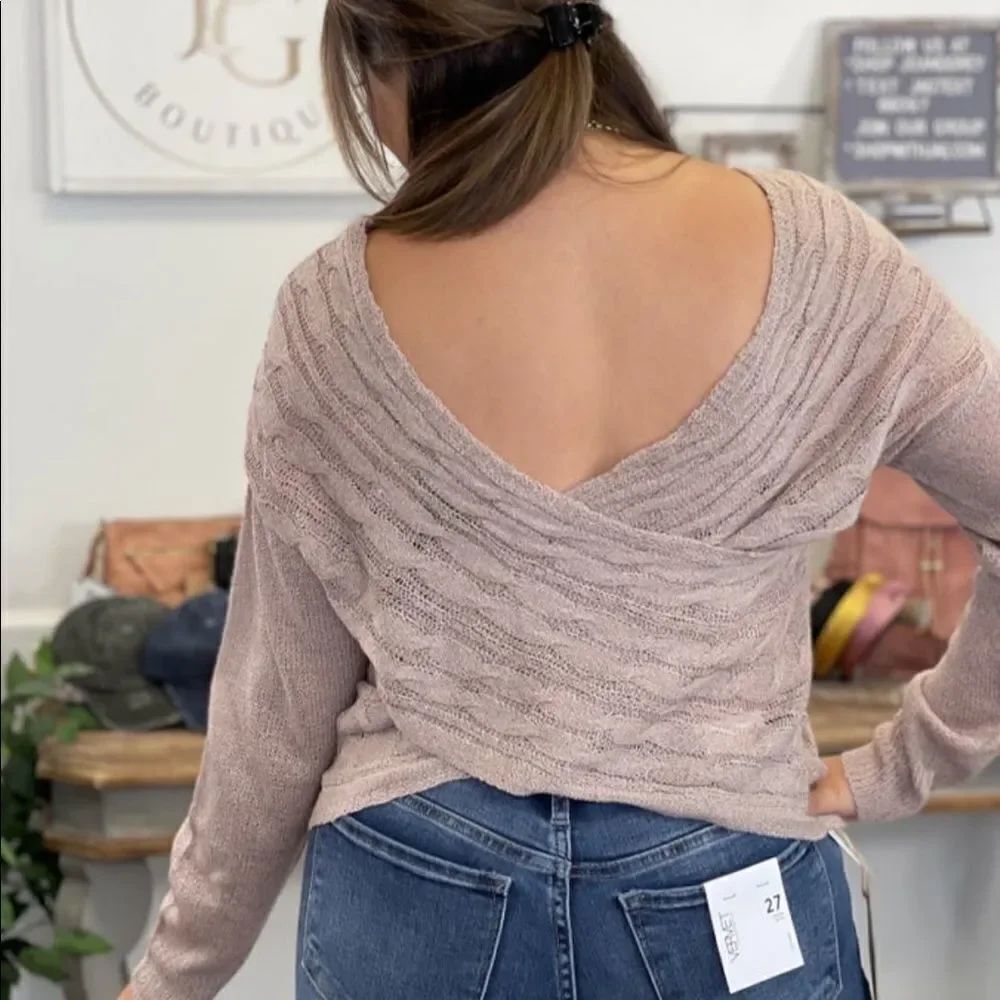 New Listicle Talia Reversible Sweater natural color - Picture 4 of 8
